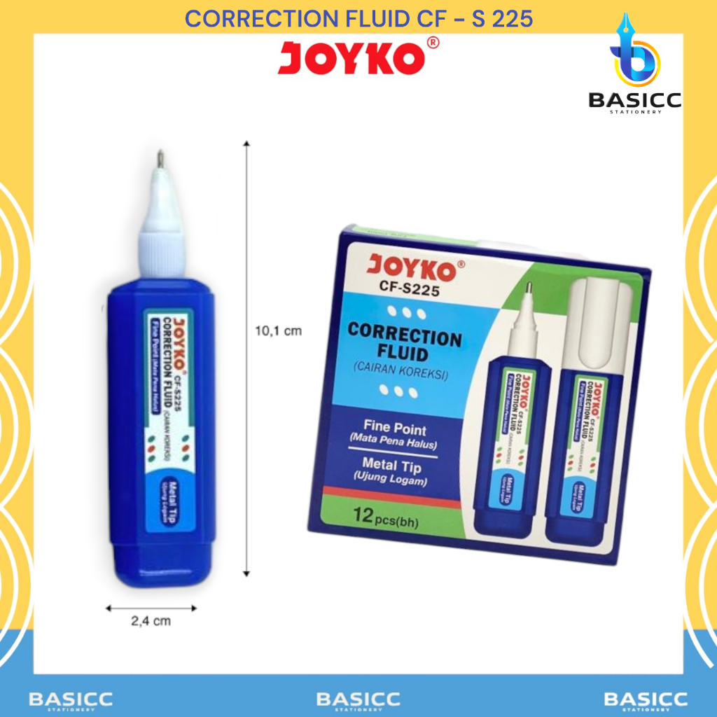 

Joyko Correction Fluid Tip-Ex Cair CF S225 | @1Pcs
