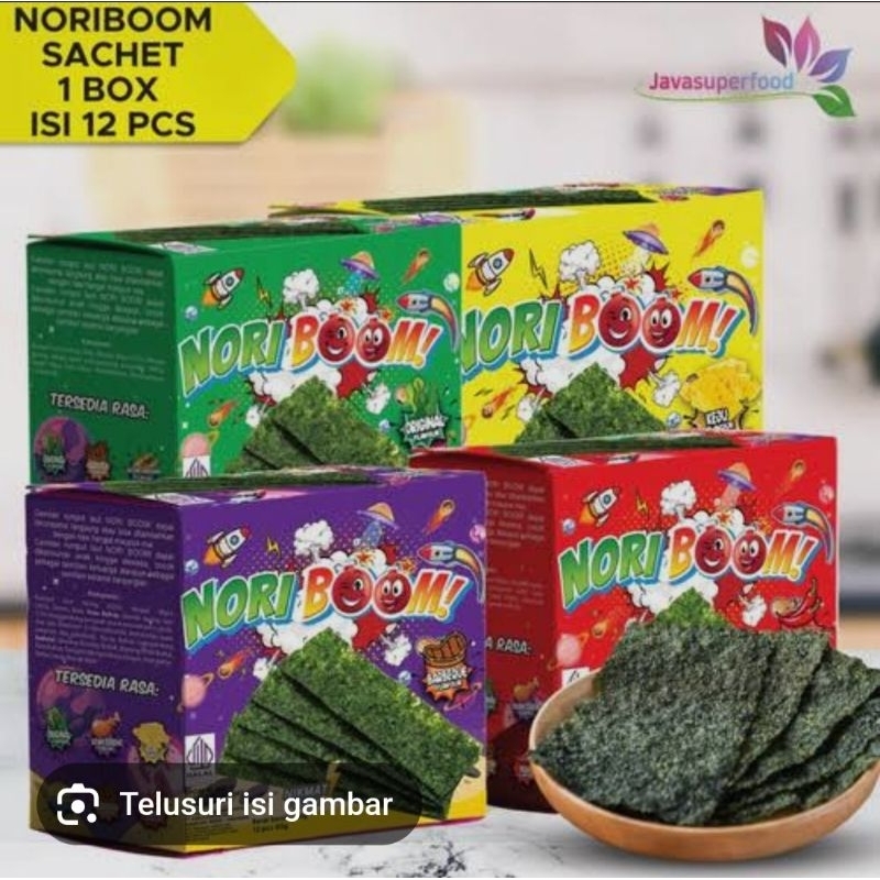 

Noriboom 36 gr ( 1 box isi 12 pcs)