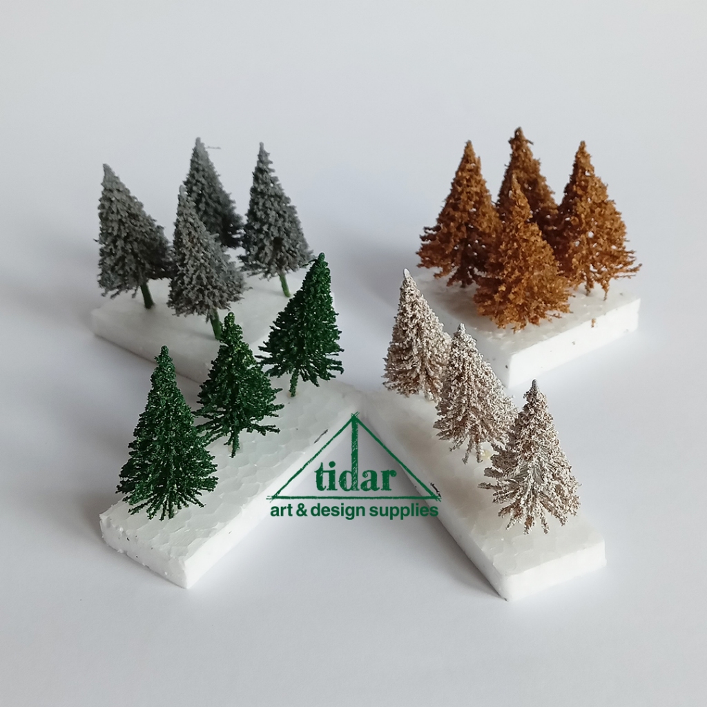 

[MR] HR - Miniatur Pohon Cemara Tinggi 6 cm - Maket Tanaman Pinus
