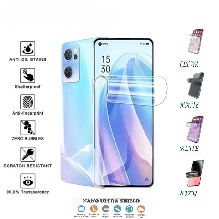Anti Gores Jelly Hydrogel OPPO F5 F7 F11 PRO YOUTH Full Screen Protector