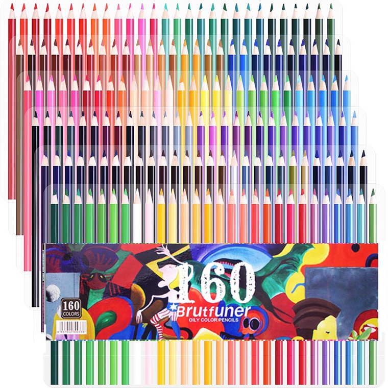 

KODE I2P8 Slayershop 16 127248 Warna Minyak Profesional Pensil Warna Set Artis Lukisan Sketsa Kayu Warna Pensil Seni Sekolah perlengkapan