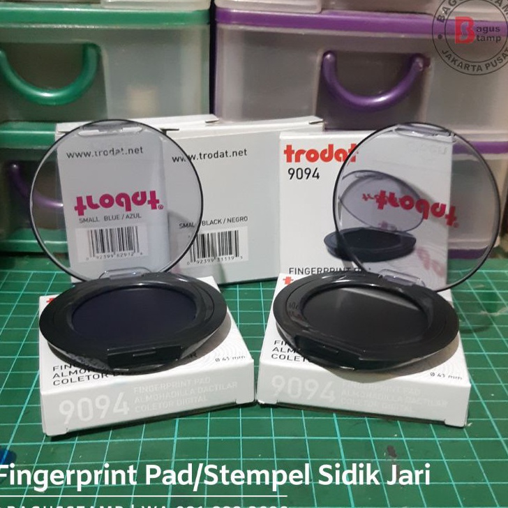 

Diskon Thumb Print Pad Trodat 994 Cap Jempol Sidik Jari ris Fingerprint pad