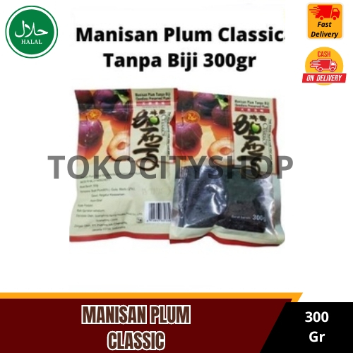 

Manisan Import / Cemilan / Manisan Plum Clasic / 250gr