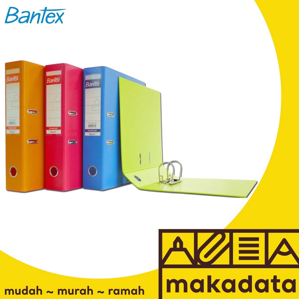 

KODE X1U2 ORDNER BANTEX PVC F4 FOLIO 7 CM ANEKA WARNA MURAH 1465