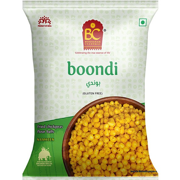 

BOONDI BHIKHARAM CHANDMAL 200G / Raita Boondi / Namkeen / Indian Snacks