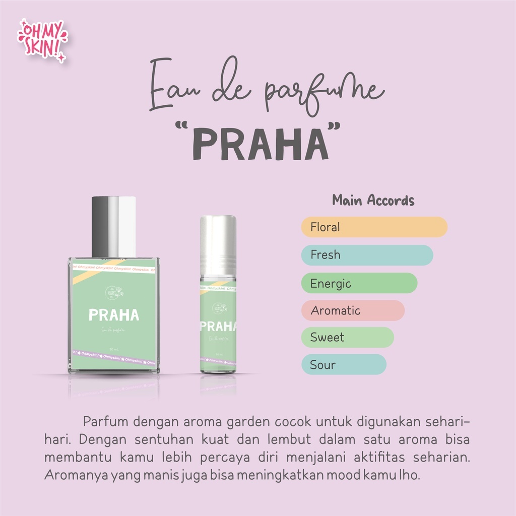 ( SBS ) Praha EDP Eau De Parfum Roll On and Spray Parfume Inspired Oh My Skin! Body Mist Cologn Spra