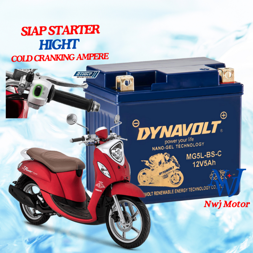 AKI KERING MOTOR FINO GRANDE M3 AKS SSS MIO SOUL GT AKS MG5L BS DYNAVOLT GTZ7S YTZ6V GTZ6V MF