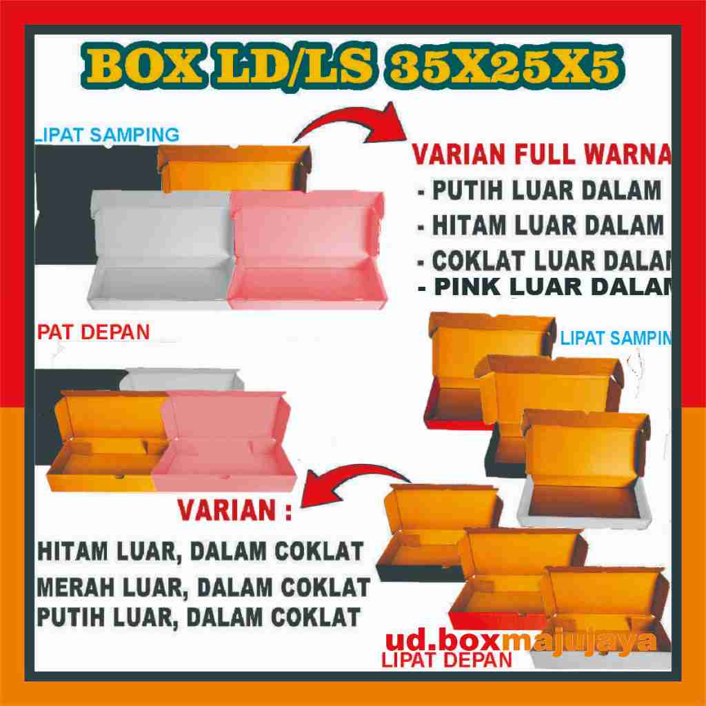 

Box 35x25x5 Cm / Box Lipat Depan / Box Baju