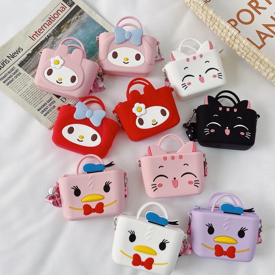 Star Seller Tas JellyTas Rubber Jelly Karakter SelempangTas Jelly MiniTas Jelly AnakTas Jelly Anak K