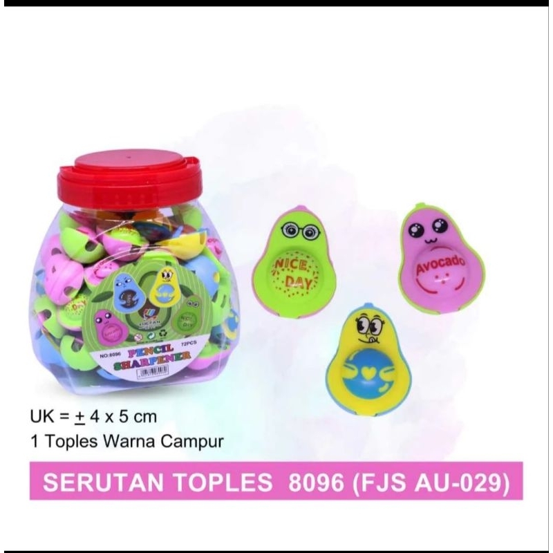 

Rautan Serutan Orotan Pensil Bentuk Avocado/Alpukat/ Rautan Mini Anak Fancy Lucu Harga 1Pcs