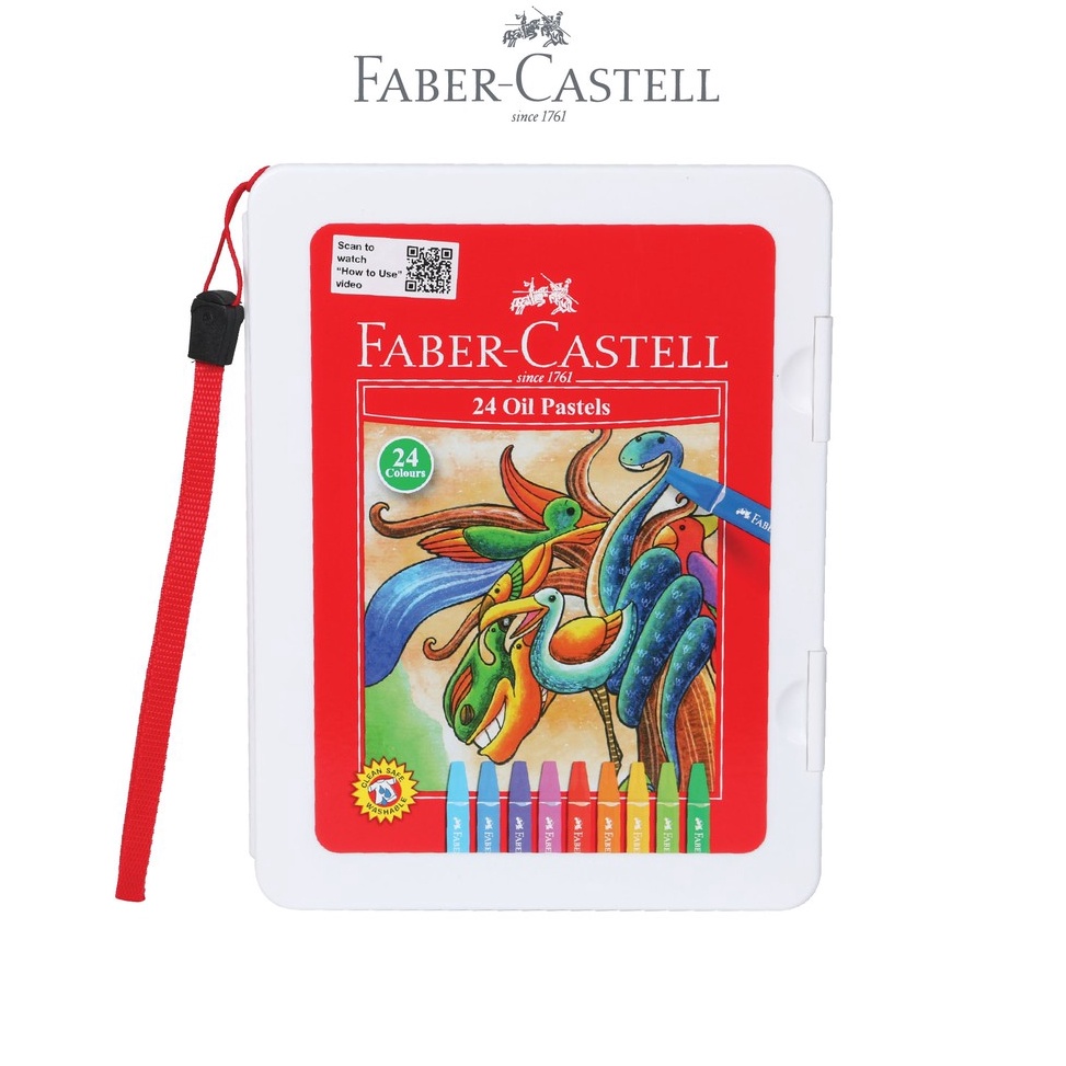 

KODE T2K8 FaberCastell Hexagonal Oil Pastel set 24