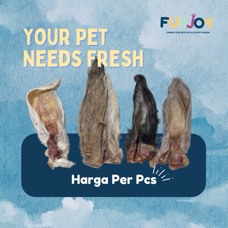 Snack Kuping Kelinci Treats Anjing