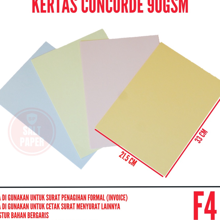 

KI3 Kes Concorde F4 9gr isi 5 lembar Kes Concorde F4 9gr