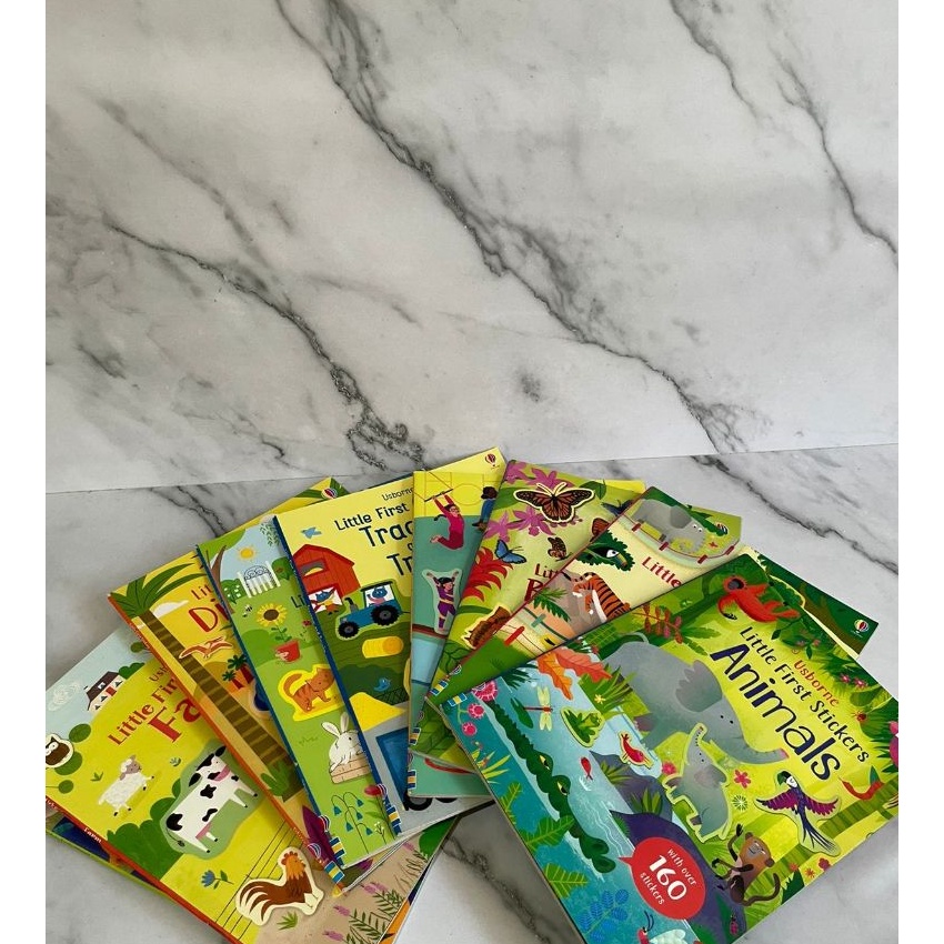 

KI3 Little First Stickers Collection Buku Stiker book Anak Activity Imported Book MOFC Sticker