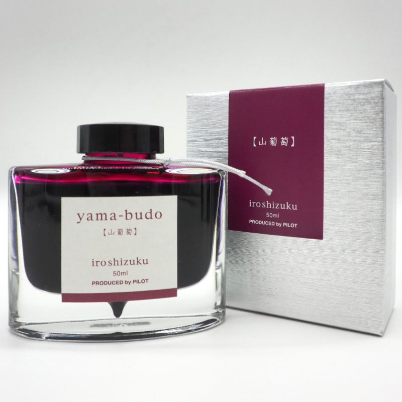 

Ink Iroshizuku YAMA-BUDO PILOT 50ml / Tinta Fountain Pen INK-50-INT