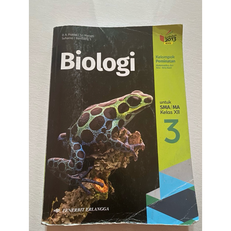 Buku biologi kelas 12 SMA erlangga