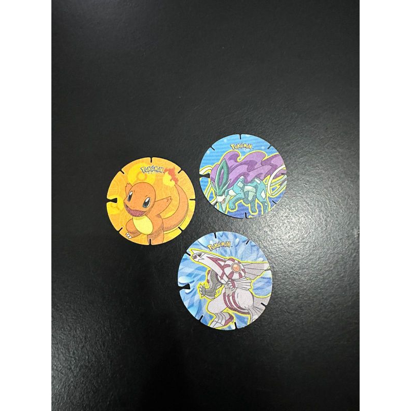 Pokemon Tazos Combo - Suicune, Palkia, Charmender