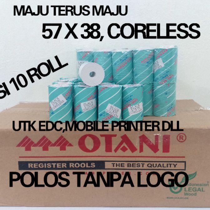 

KI3 Kes Thermal EDC Mobile Printer57x38 CORELESS1Pack isi 1Roll Merk Otani