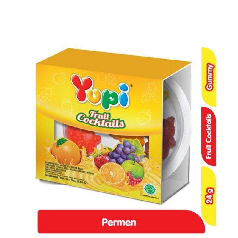 

Yupi Permen Gummy Fruit Cocktails24 g