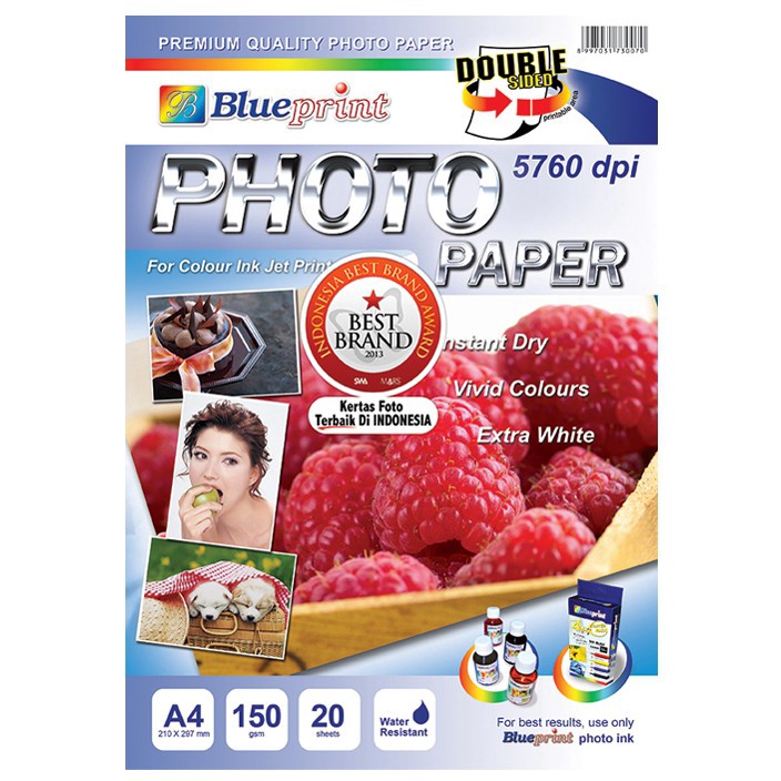 

Bonus Blueprint BPDSGA415 Double Sided Photo Paper A4 15gsm