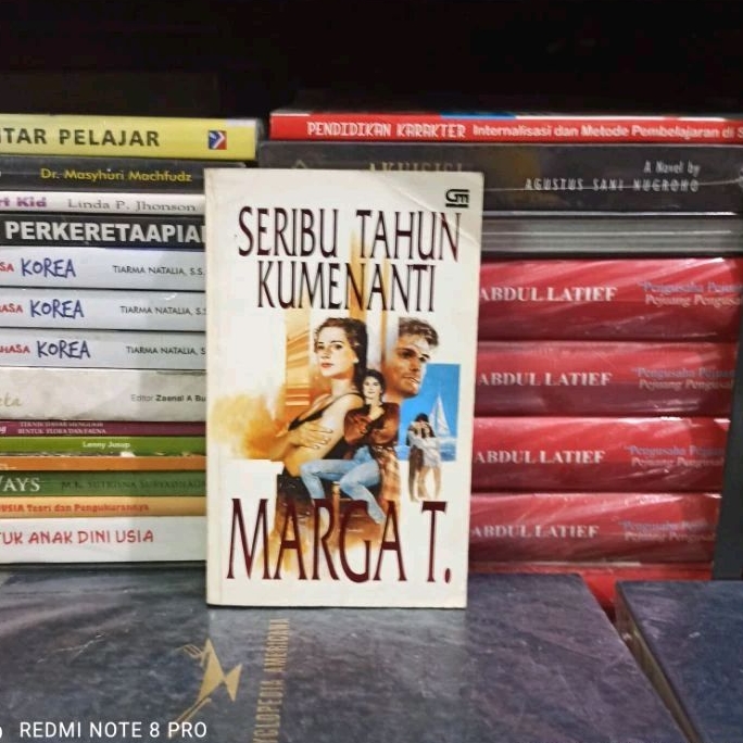 Novel Original SERIBU TAHUN KUMENANTI MARGA T. Bekas