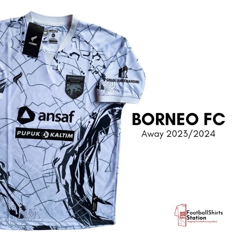 Jersey Borneo FC Away 2023/2024 Player Issue Original Etams