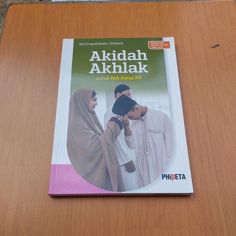Akidah Akhlak untuk MA kelas 3  original kondisi buku baru