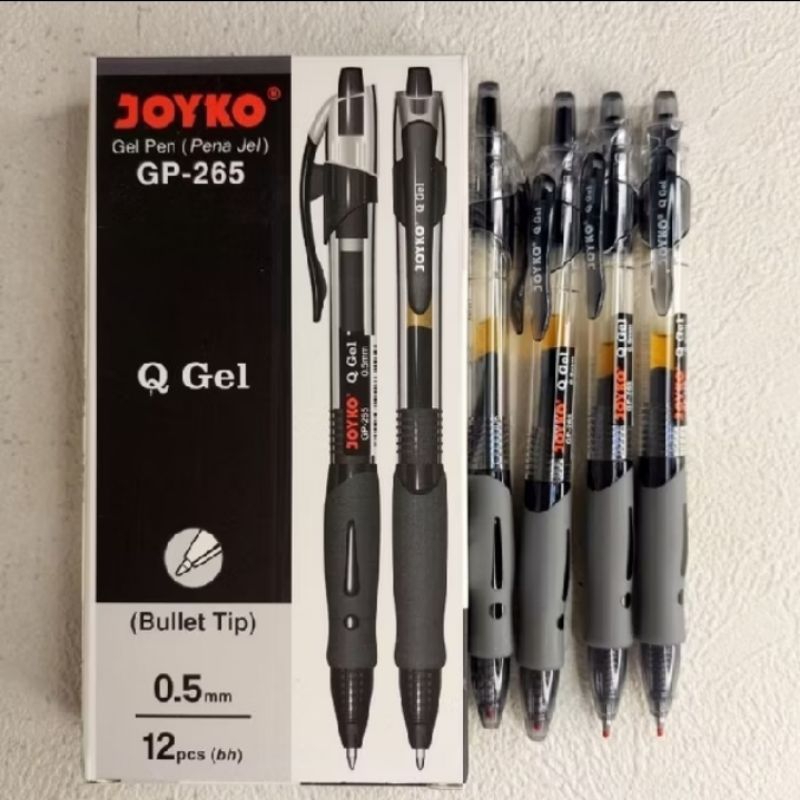 

PULPEN GEL JOYKO CETREK. G GEL GP-265/ hitam/ perlusin 12 pcs