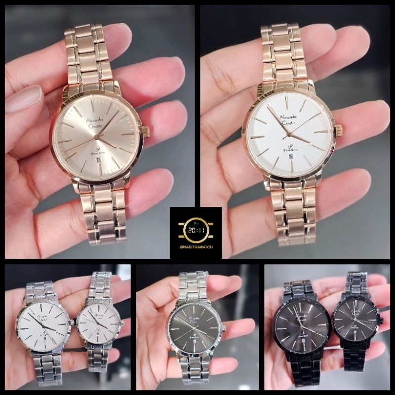 Jam Tangan Couple Alexandre Christie AC1028 new 1028 Original Garansi Resmi