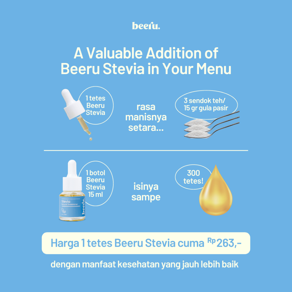 BEST SELLER BEERU STEVIA PAKET BEERDUA - BEERU STEVIANYA ADA DUA
