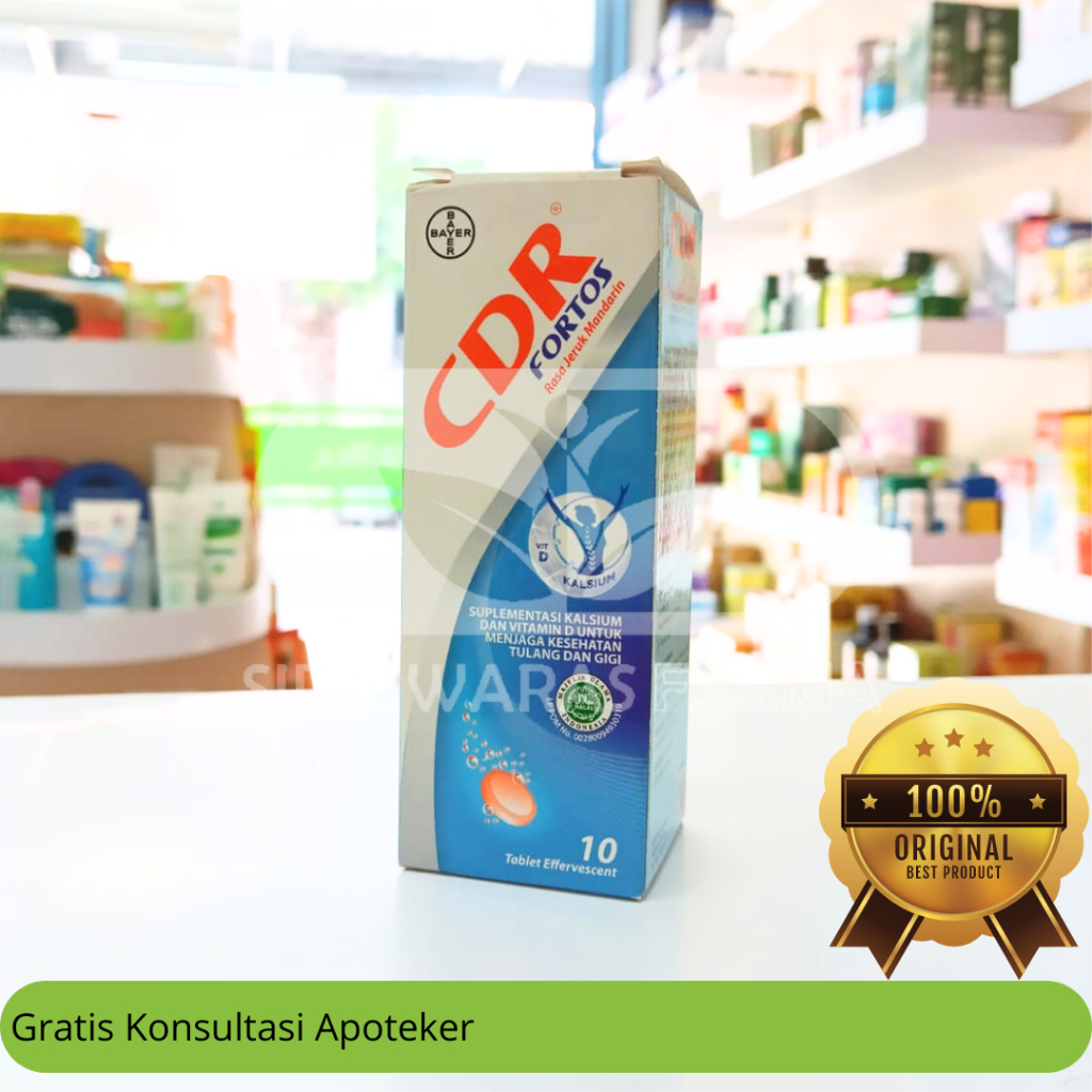 CDR Fortos 10 Tablet Effervescent - Suplemen