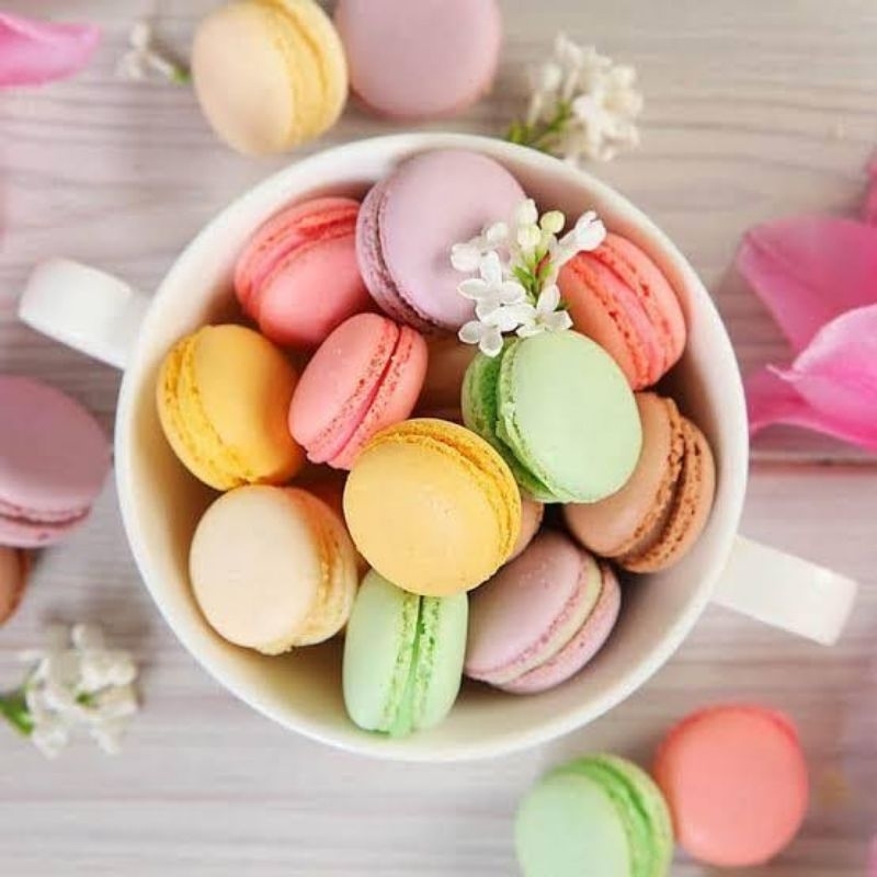 

Macaron cookies MRC 20pcs || Cemilan enak Cemilan sehat || hadiah lebaran