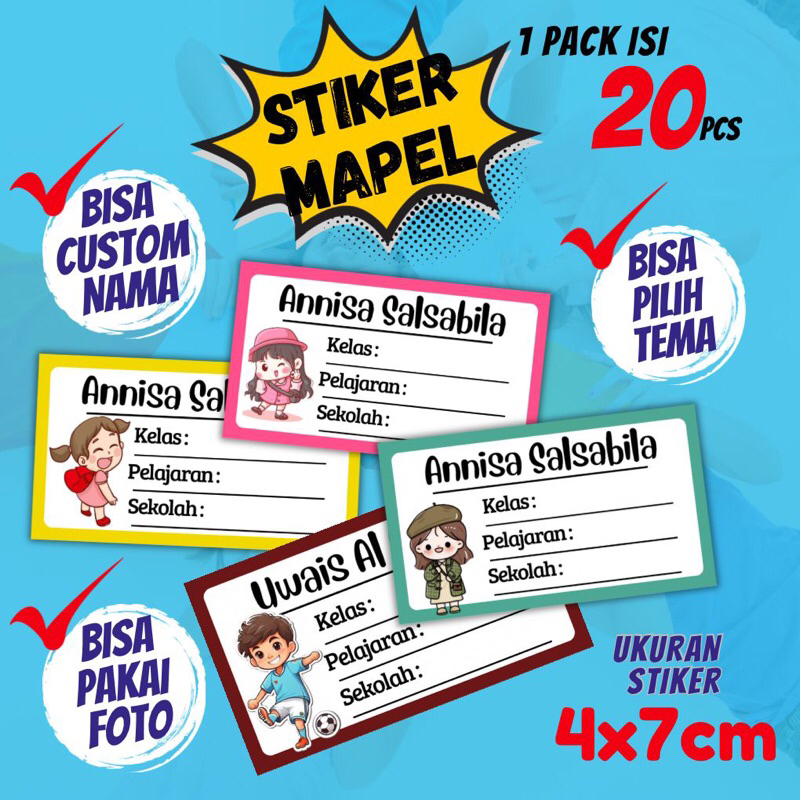 

STICKER BUKU TERMURAH