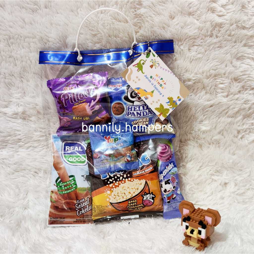 

Hampers Ulang Tahun Anak/Snack Ultah/Souvenir Ultah/Birthday Snack/Bingkisan Ulang Tahun [Snack Only]