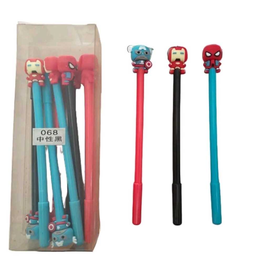 

Bolpen Gel Kepala Super Hero 068 (12 pc)