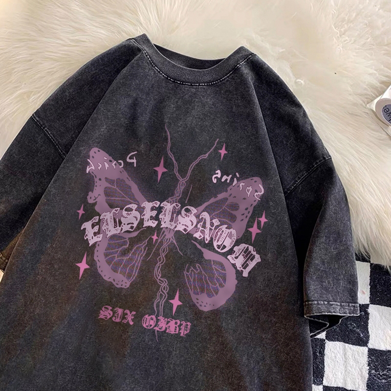 Forteid T-shirt Lengan Pendek Baju Kaos Oversize Wanita Baju |kaus wanita korea   Baju Atasan Wanita