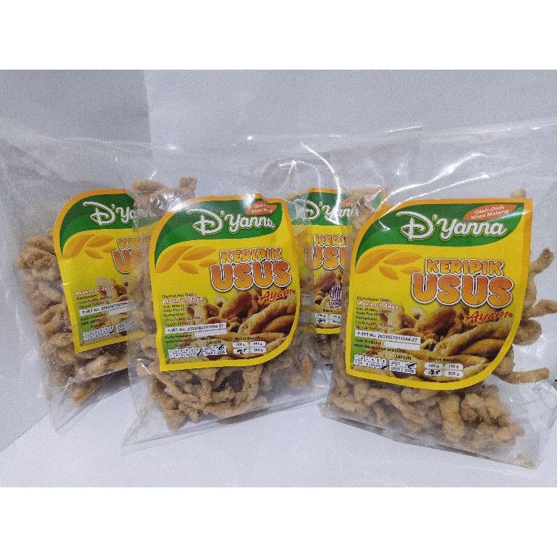 

Kripik Usus Lancar Jaya 300gram/keripikusus/oleh-olehkhasmalang