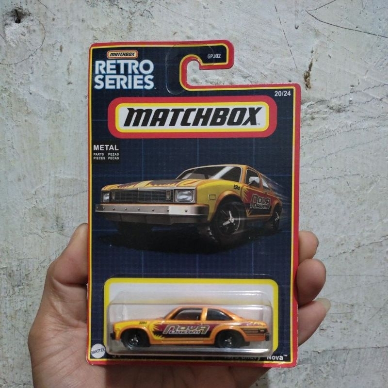 Matchbox 1979 Chevy Nova Matchbox Retro Series Original