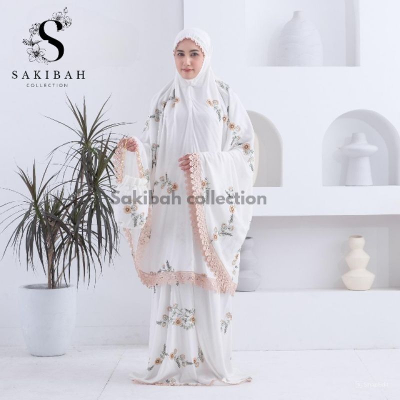 MUKENA DEWASA BORDIR NAYLA KATUN PREMIUM-SAKIBAH-COLLECTION