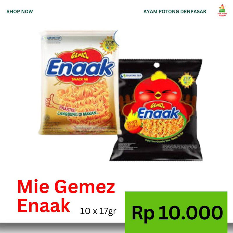 

MIE GEMEZ ENAK , MIE SPIX 10PCS , MIE ATIRA MIE REMES 10PCS