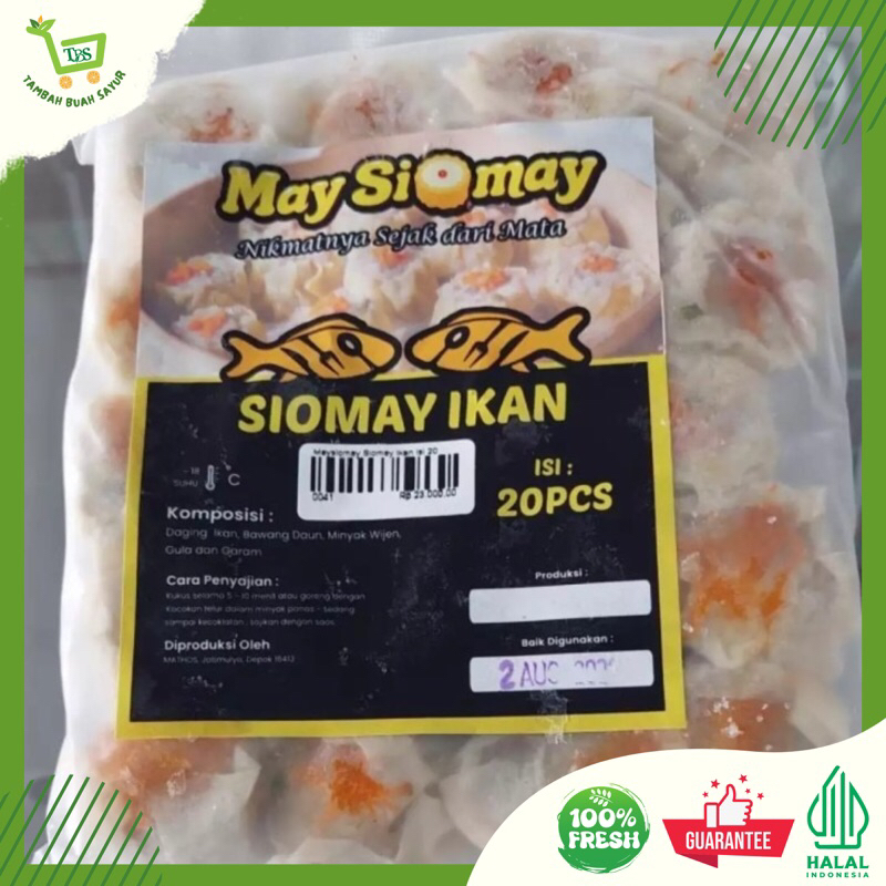 

MATHOS SIOMAY IKAN ISI 20 | Tambah Buah Sayur