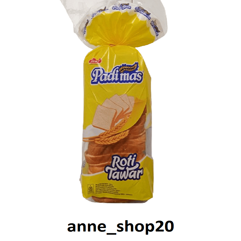 

Roti TAWAR Padimas 1 Bag Isi 16 Iris 350gr Exp 13-04-25