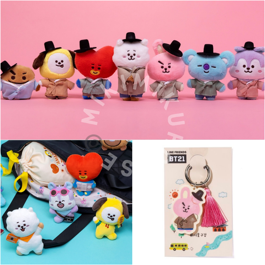 2024 BT21 AMAZING JOURNEY OFFICIAL JEPANG JAPAN DOLL BONEKA MERCH MERCHANDISE PLUSH KEYRING GANTUNGA