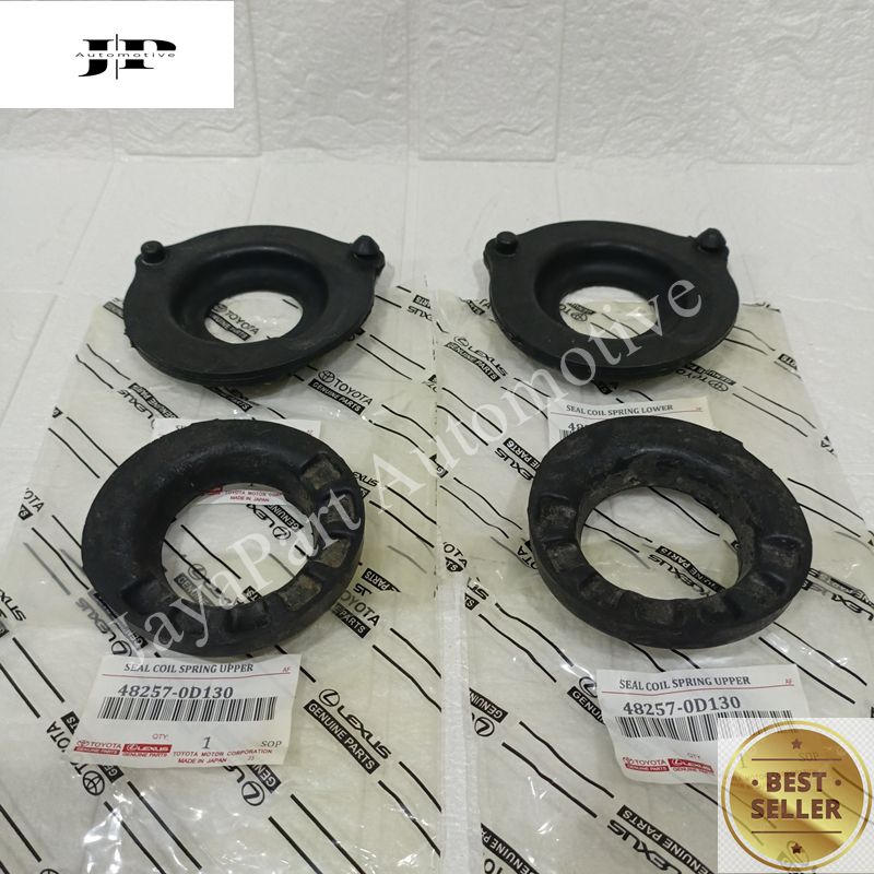 Karet Tatakan Per Keong Belakang Atas Bawah All New Yaris 2014-2017 2Set 4Pcs