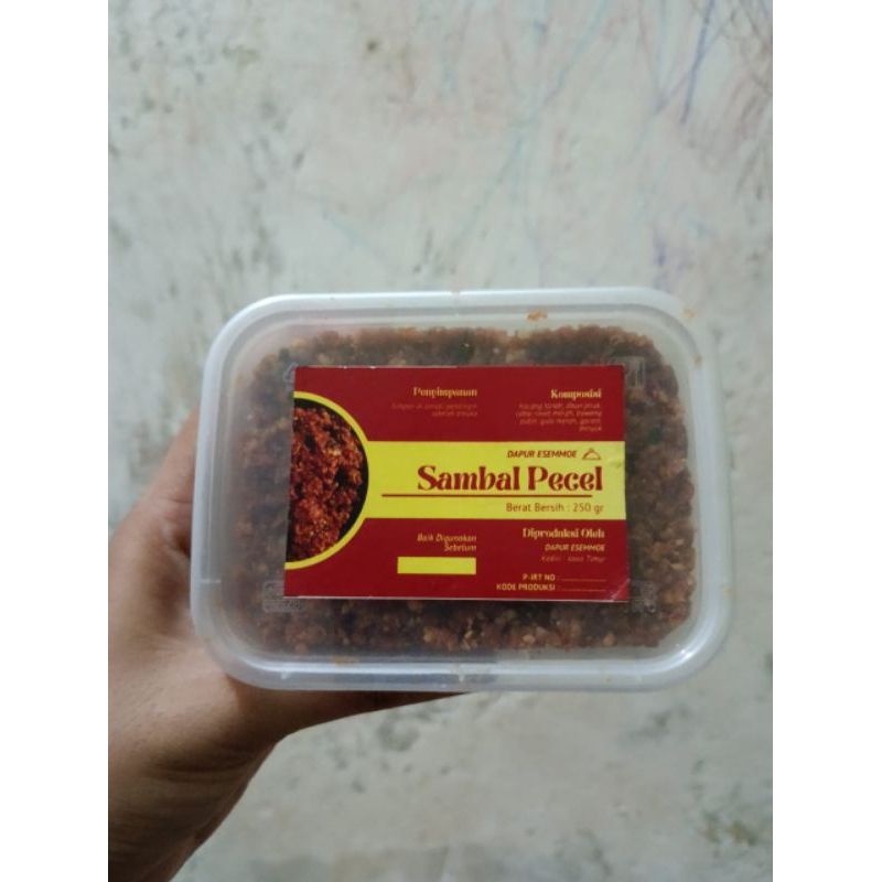 

sambal pecel enak gurih pedas nikmat