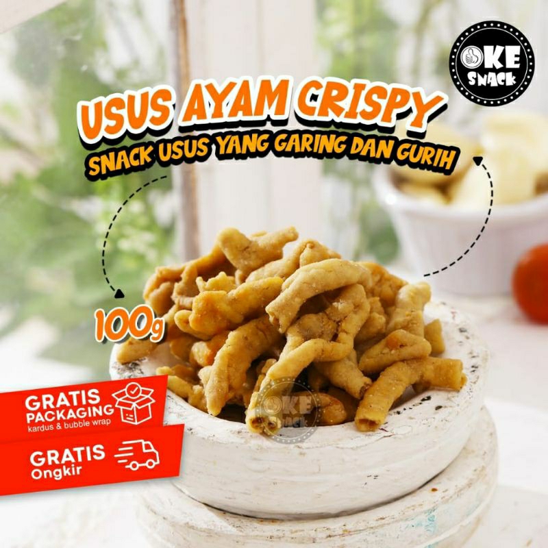 

USUS AYAM CRISPY/SNACK USUS AYAM CRISPY/CEMILAN ENAK