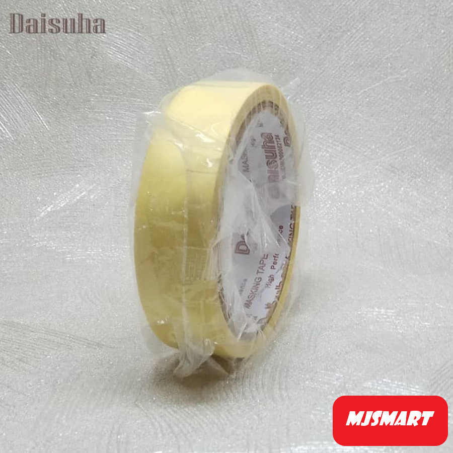 

DAISUHA / LAKBAN KERTAS 1 IN X 15 YARD / KUNING / ECERAN
