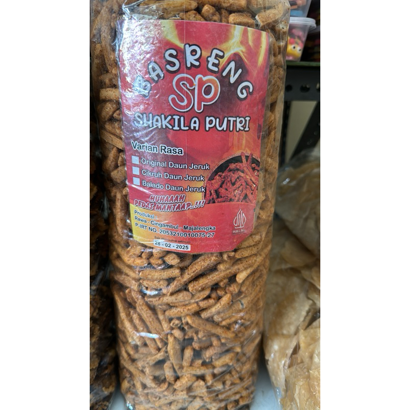 

Basreng bumbu Rendang 250gr
