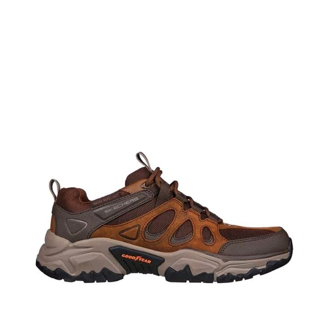 Skechers Selvin Goodyear Men's Trail Running Shoes - Chocolate