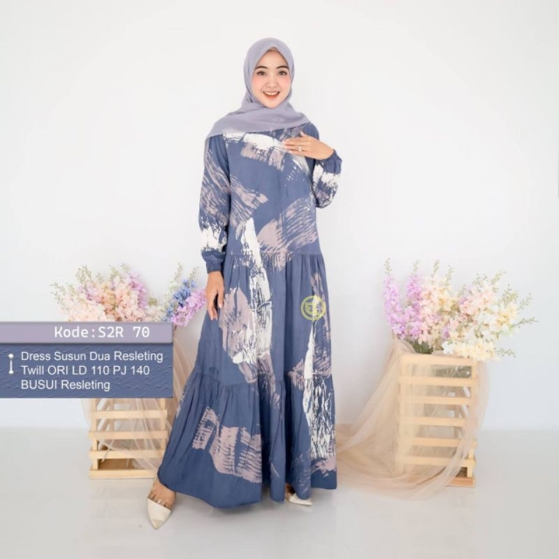 Gamis Twill Batik Elzhaf ORI Pekalongan